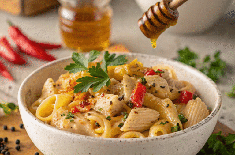 Honey Pepper Chicken Pasta