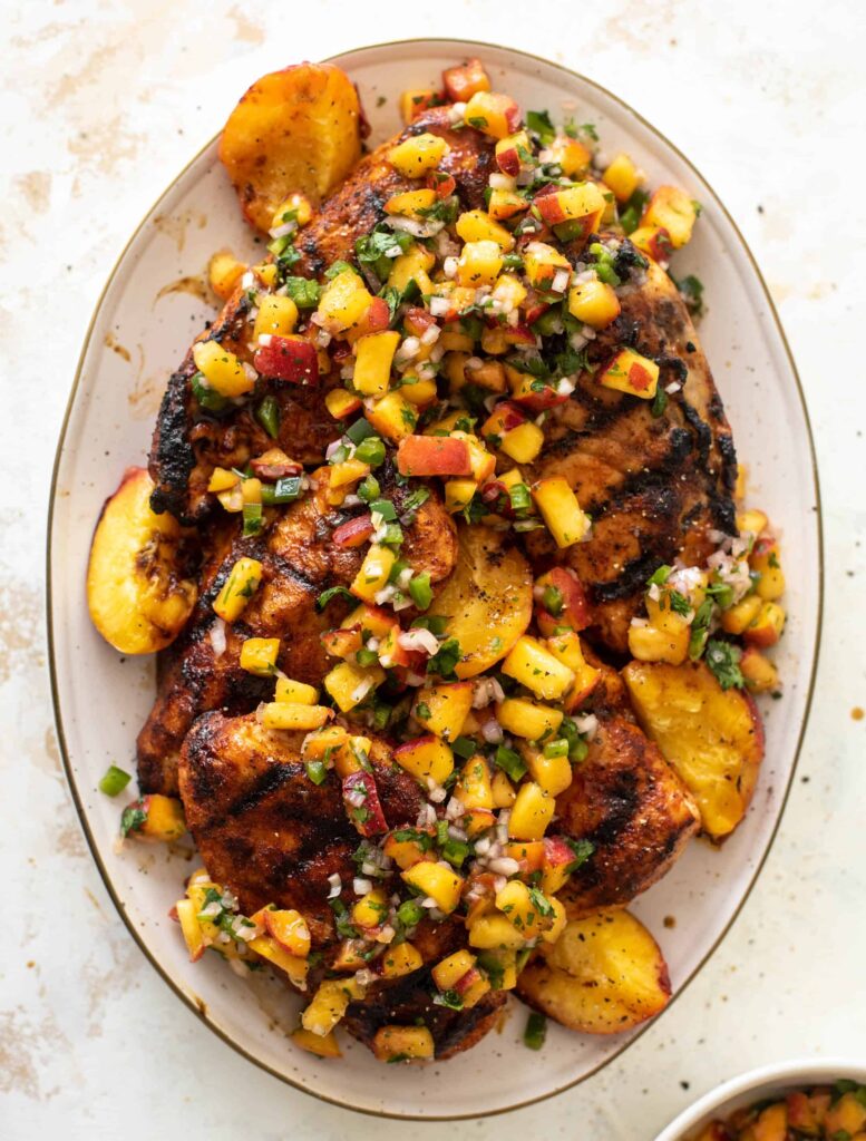 Jalapeño Peach Chicken