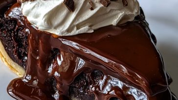 Decadent Hot Fudge Pie
