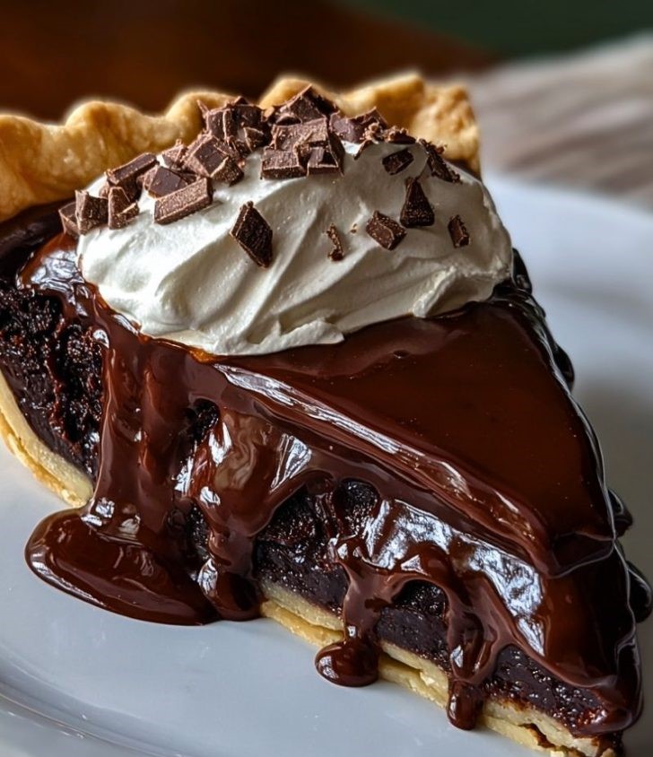 Decadent Hot Fudge Pie