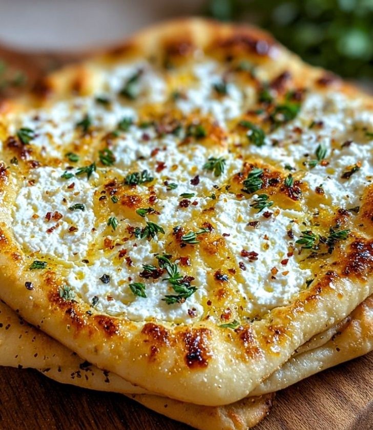 Simple Cottage Cheese Flatbread Recipe