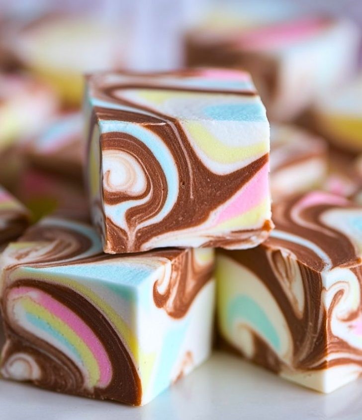 Easy Marshmallow Swirl Fudge