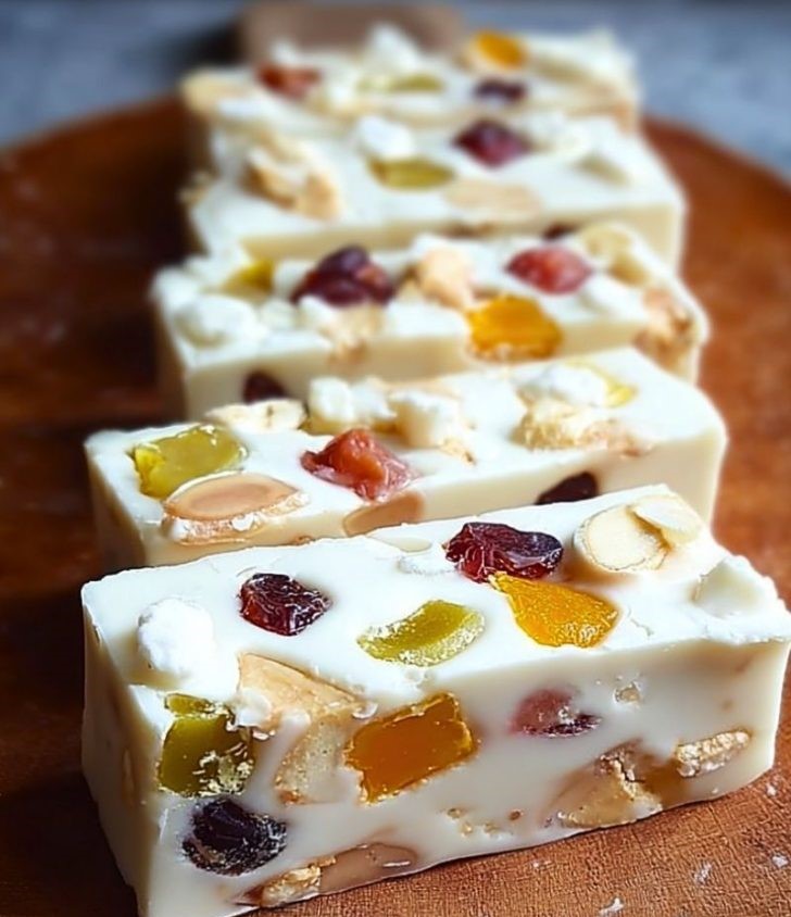 Homemade Nougat Bars