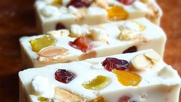 Homemade Nougat Bars