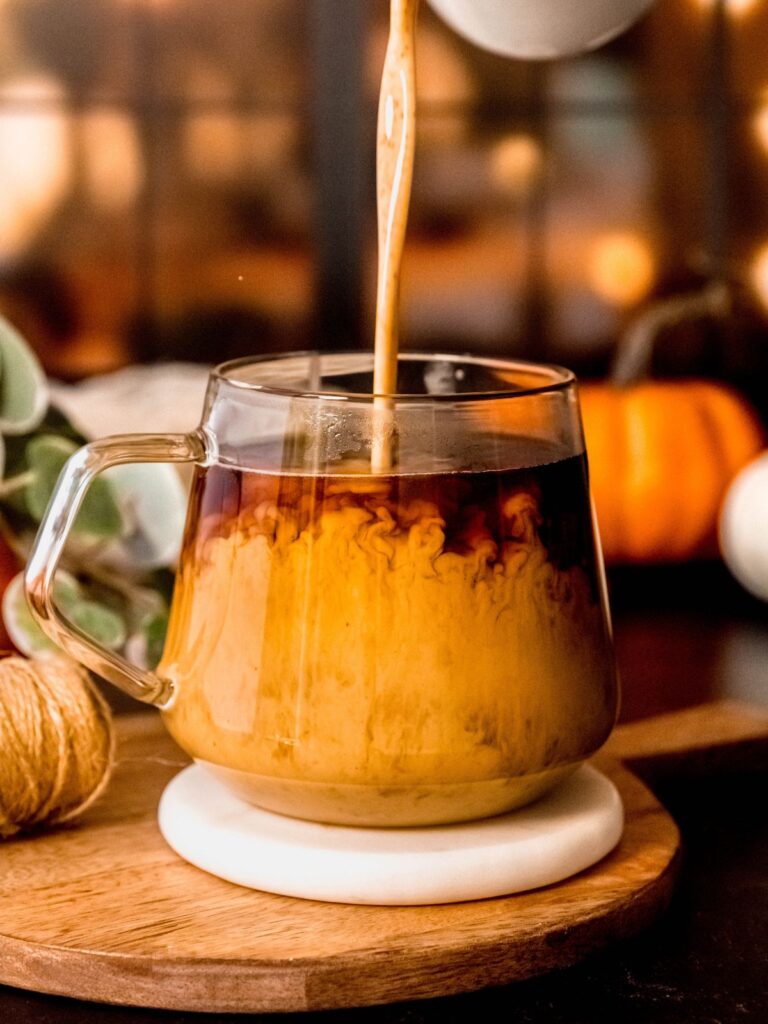 Homemade Pumpkin Coffee Creamer