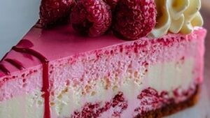 Pink Velvet Raspberry Cheesecake