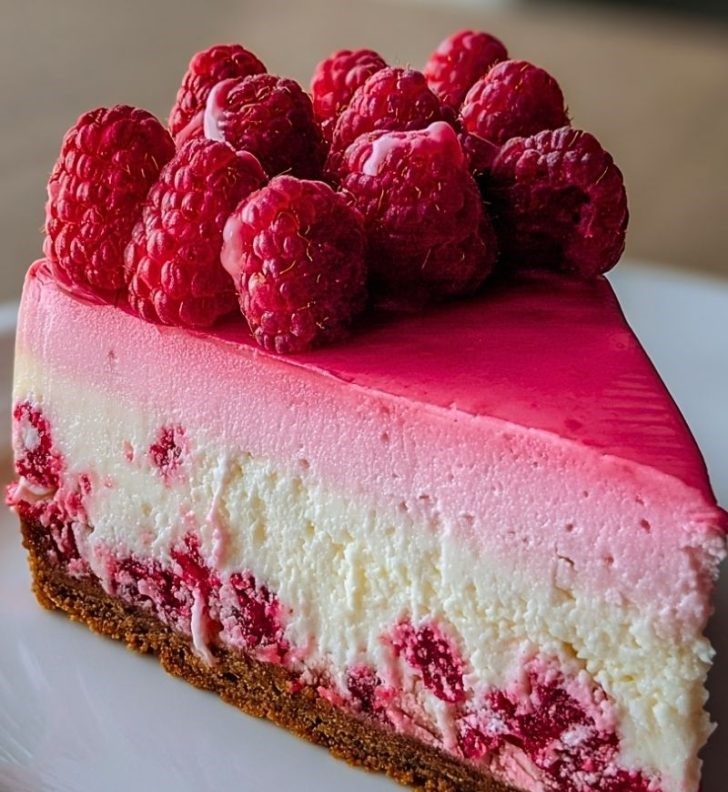 Pink Velvet Raspberry Cheesecake