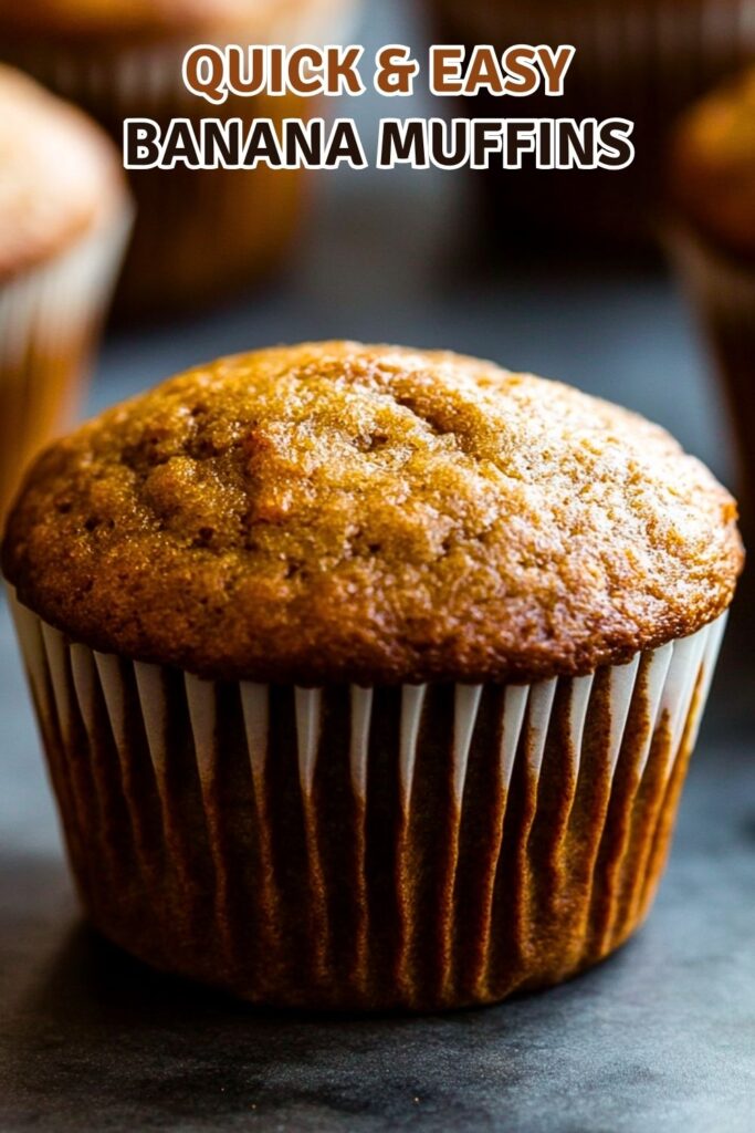 Quick & Easy Banana Muffins