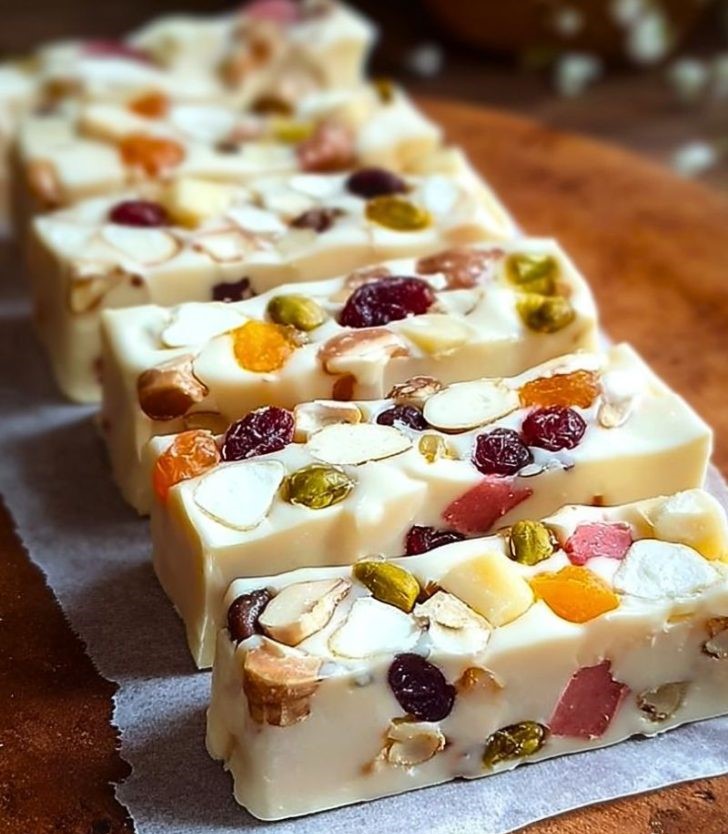 Homemade Nougat Bars