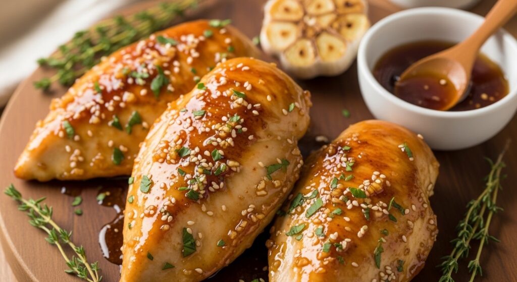 Honey Garlic Chicken Breasts