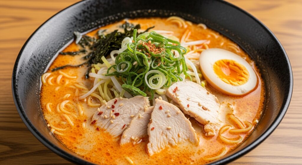 Spicy & Creamy Chicken Ramen