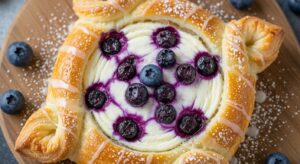 Blueberry Cream Cheese Puff Pastry