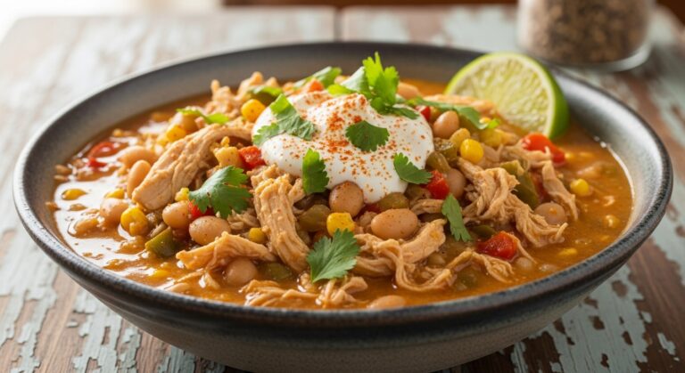 Cajun White Chicken Chili