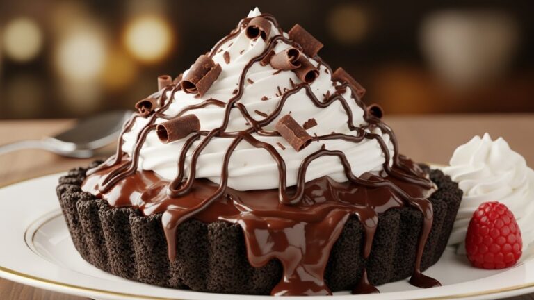 Decadent Hot Fudge Pie