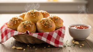 GARLIC BUTTER DINNER ROLLS