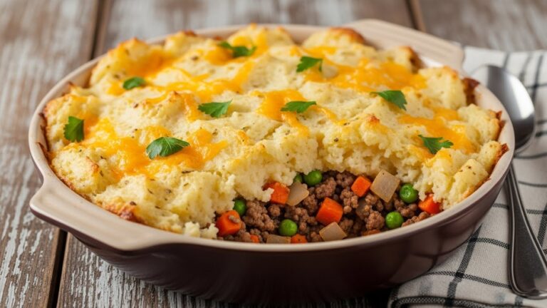 Ground Beef and Potatoes Casserole