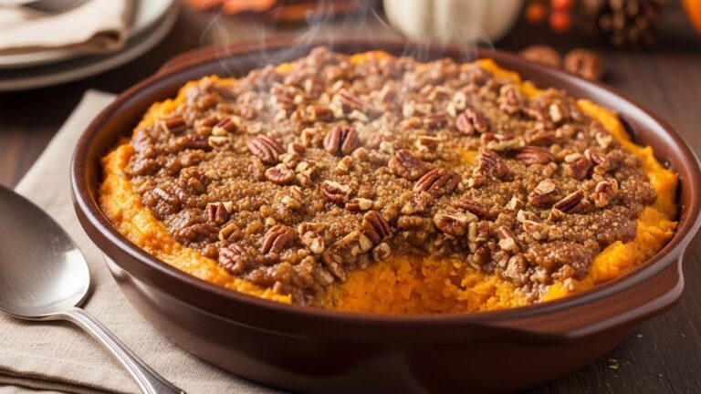 Sweet Potato Casserole with Marshmallows