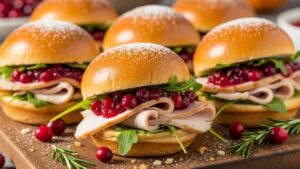 Turkey Cranberry Sliders