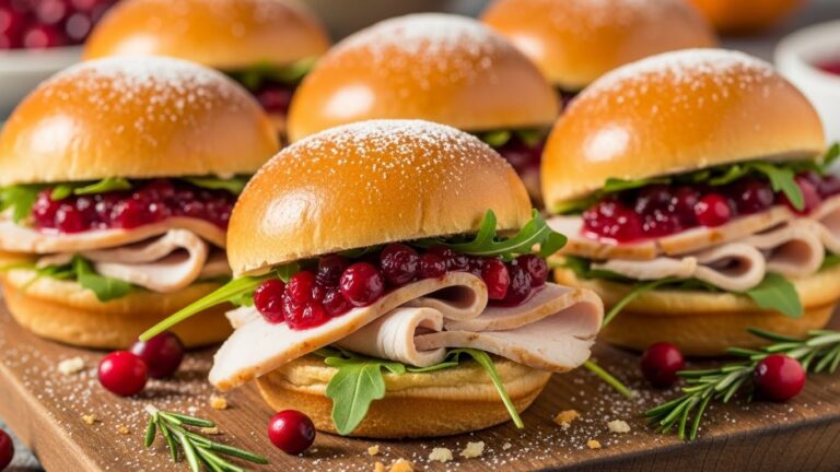 Turkey Cranberry Sliders