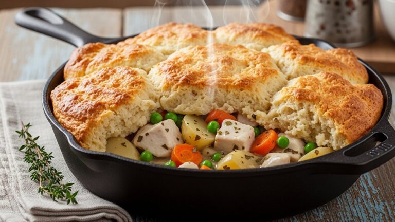 Chicken Pot Pie Cobbler Recipe