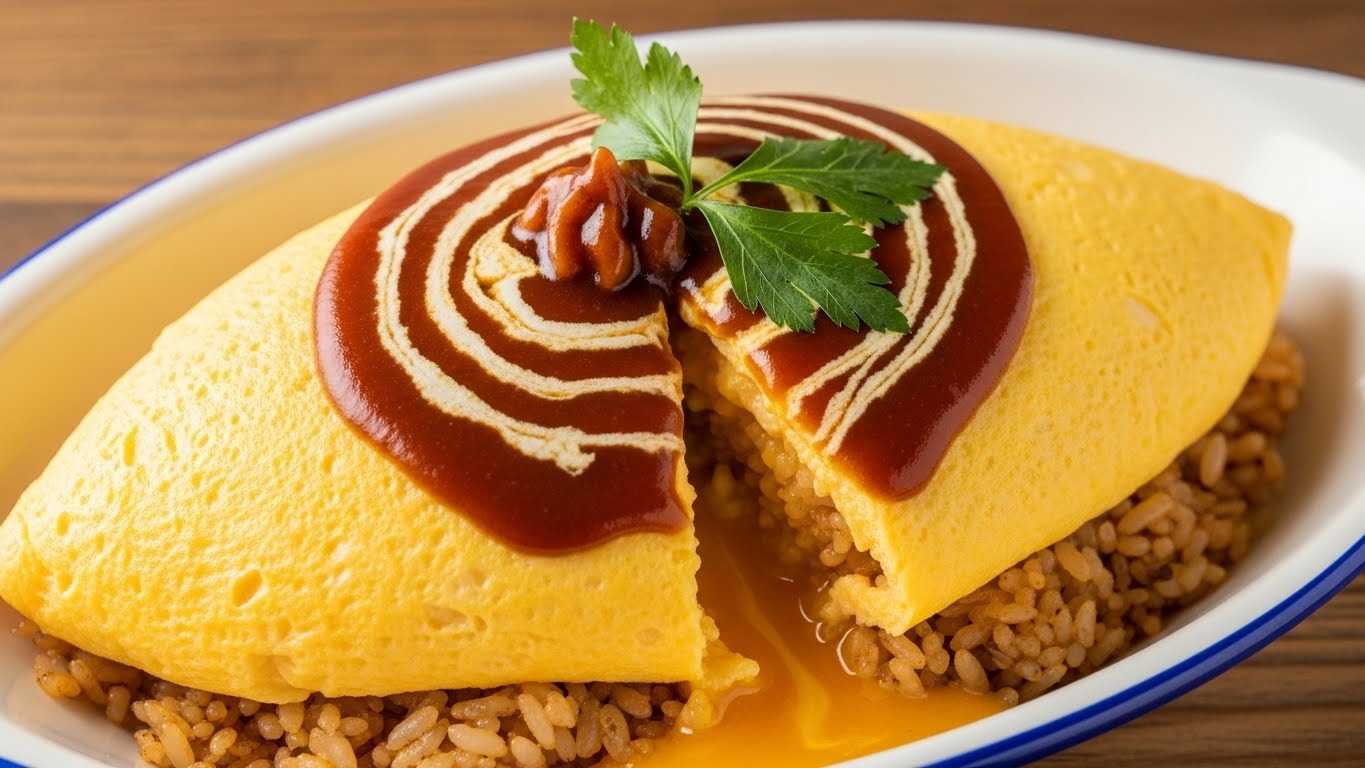 Japanese RIce Omelet Recipe (Omurice)