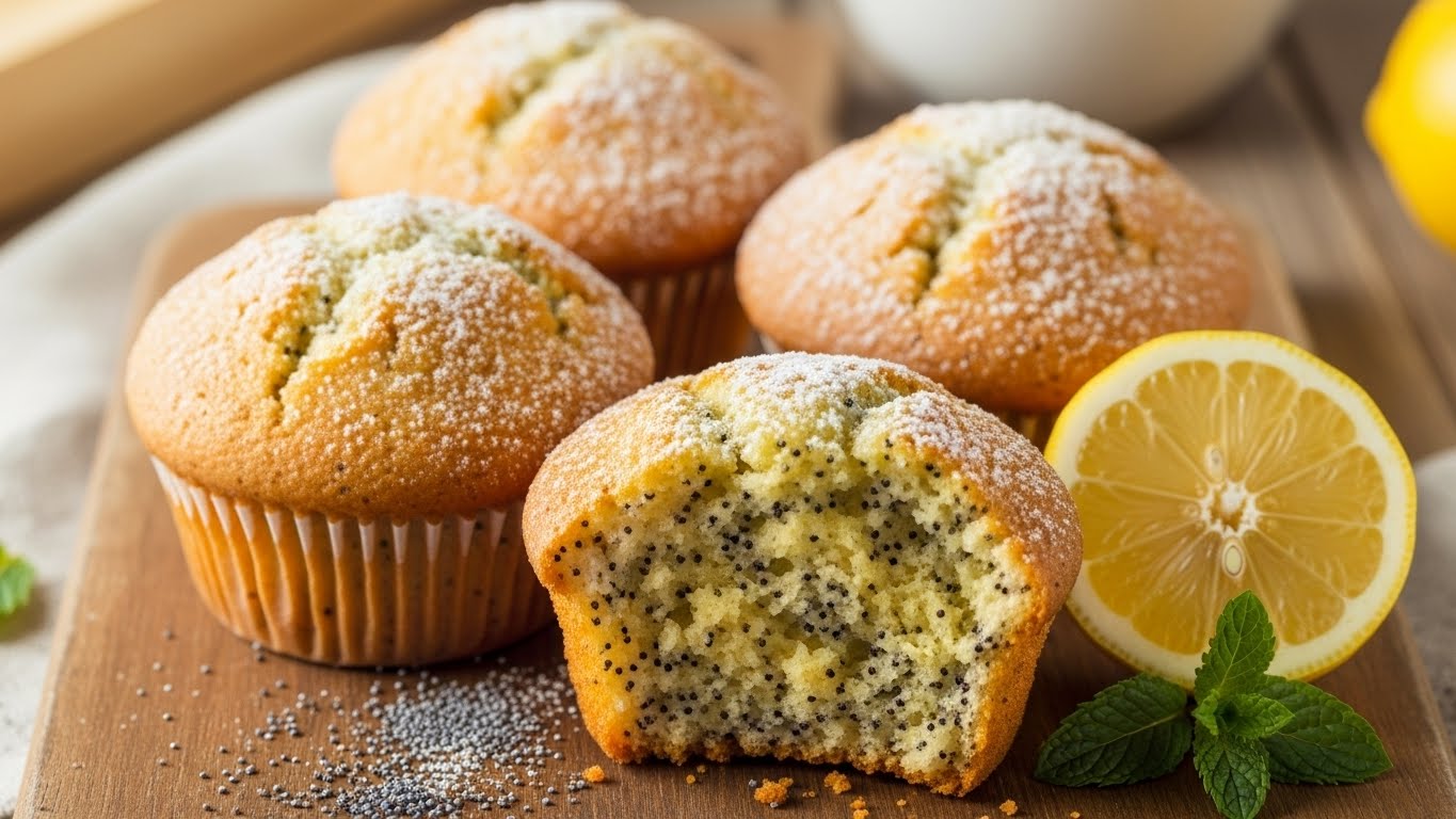 lemon poppy seed muffins recipe